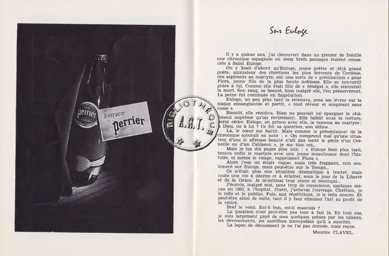 Les programmes de Théatre de l\